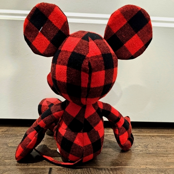 NWOT SPECIAL EDITION RARE BUFFALO PLAID MICKEY MOUSE - Picture 2 of 5